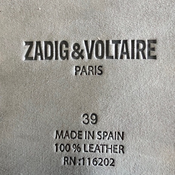 “NEW” Zadig & Voltaire Tyler Star Boot - Picture 8 of 11